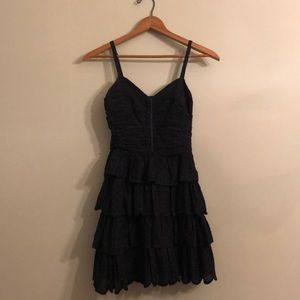 Betsey Johnson Layered Eyelet Dress